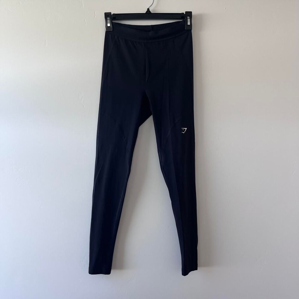 Gymshark Women's Navy and Black Leggings